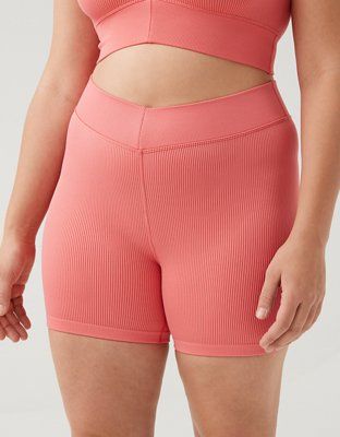 OFFLINE By Aerie Seamless V-Front 5" Bike Short | American Eagle Outfitters (US & CA)