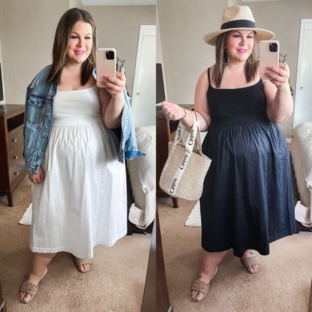 These adorable dresses come in regular and plus sizes and they’re part of a huge 50% off sale this weekend! I can wear the 2X or the XXL! My favorite denim jacket is also included in the sale.

#LTKsalealert #LTKSeasonal #LTKcurves