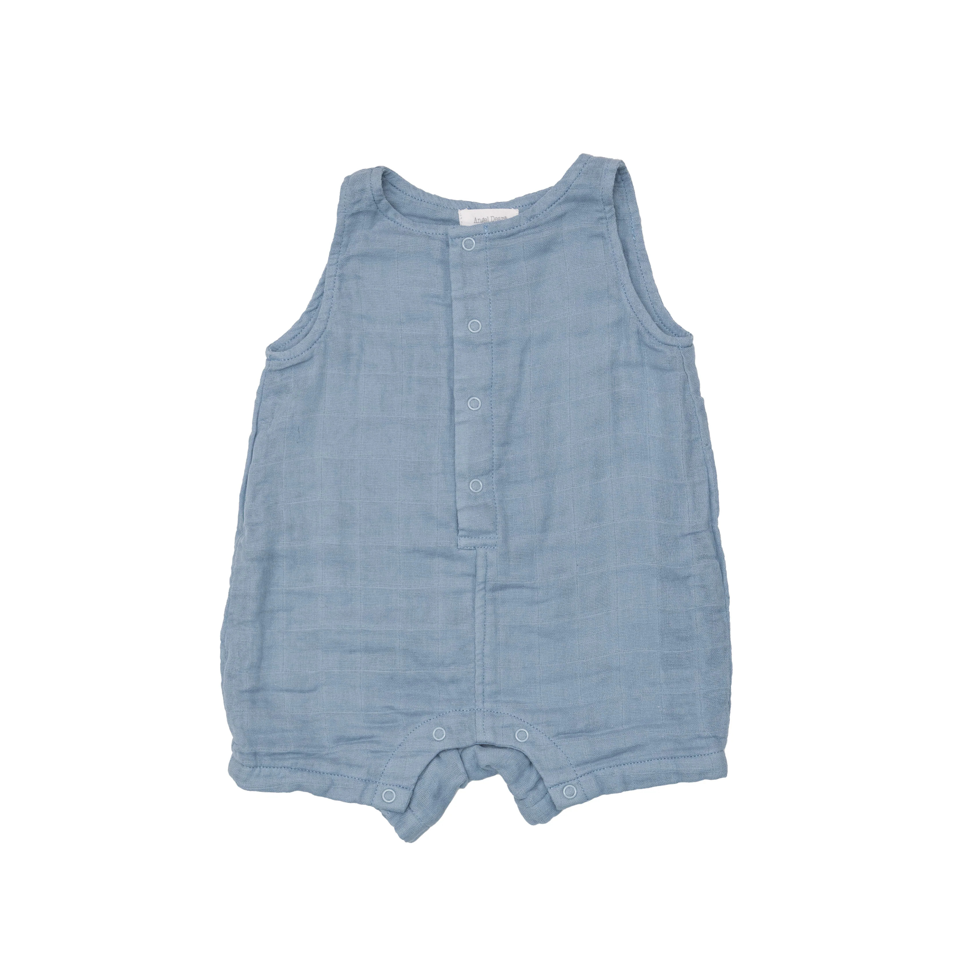 Shortie Romper, Soft Chambray | SpearmintLOVE