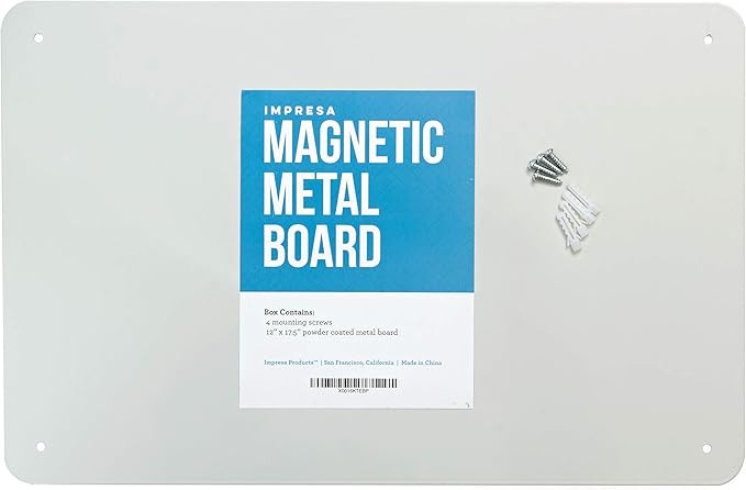 17.5" x 12" Magnetic Board - Great Magnet Bulletin Board to Display Magnetic Poetry, Spices, Note... | Amazon (US)