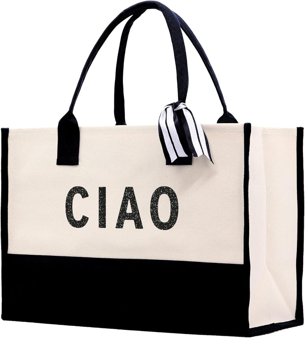 VANESSA ROSELLA Beach Tote Bag Large - Chic Tote Bag for Pool Gym Travel Cruise Picnic Road Trip | Amazon (US)