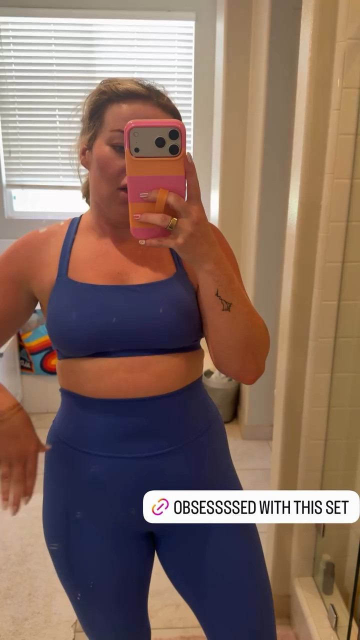 Love love this blue workout set from today!!

#LTKMidsize #LTKActive