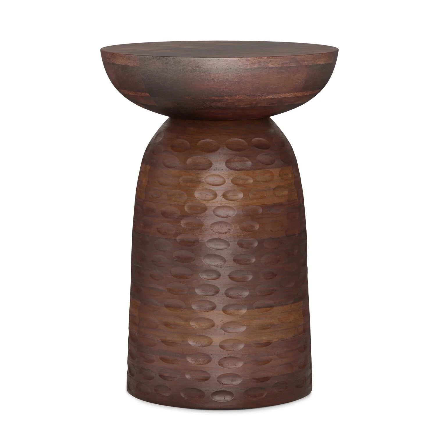 Boyd SOLID MANGO WOOD Wooden Accent Table in Warm Dark Brown | Walmart (US)