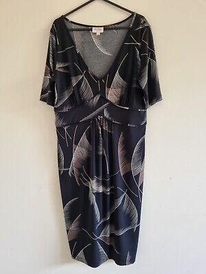 Leona Edmiston RUBY Black Short Sleeve Dress Size 2 (12) | eBay AU