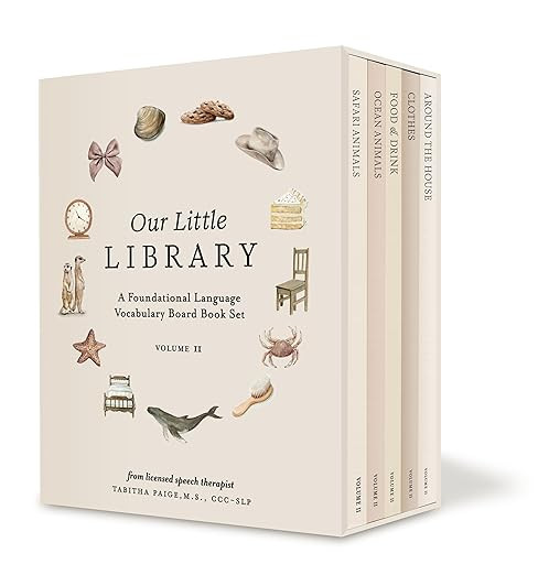 Our Little Library Vol. 2: First 100 Words Board Book Box Set, including Ocean Animals, Safari An... | Amazon (US)