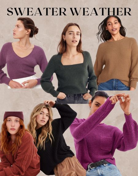 Womens sweaters for fall  

#LTKSeasonal #LTKunder50 #LTKfit