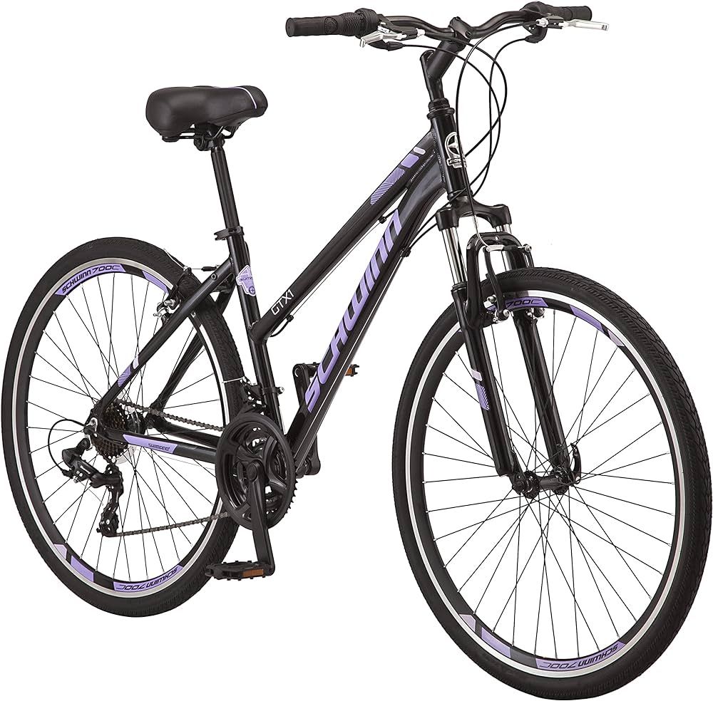 Schwinn GTX Comfort Adult Hybrid Bike, Mens and Womens, Dual Sport Bicycle, 700c Wheels, Lightwei... | Amazon (US)