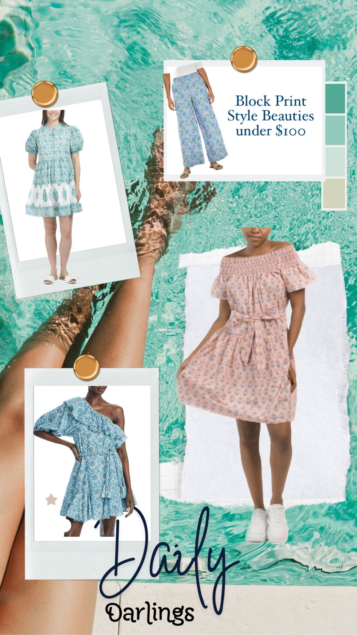 Daily Darlings 7.14.24
Block print style dresses and flowy pants. All under $100! 

#LTKMidsize #LTKFindsUnder100