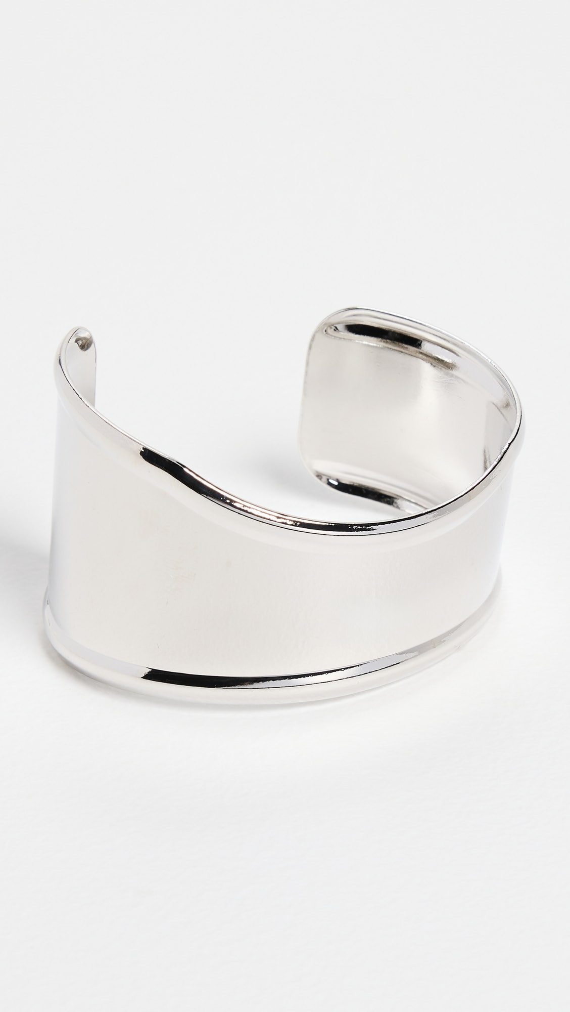 Indented Curved Wide Bangle Bracelet | Shopbop