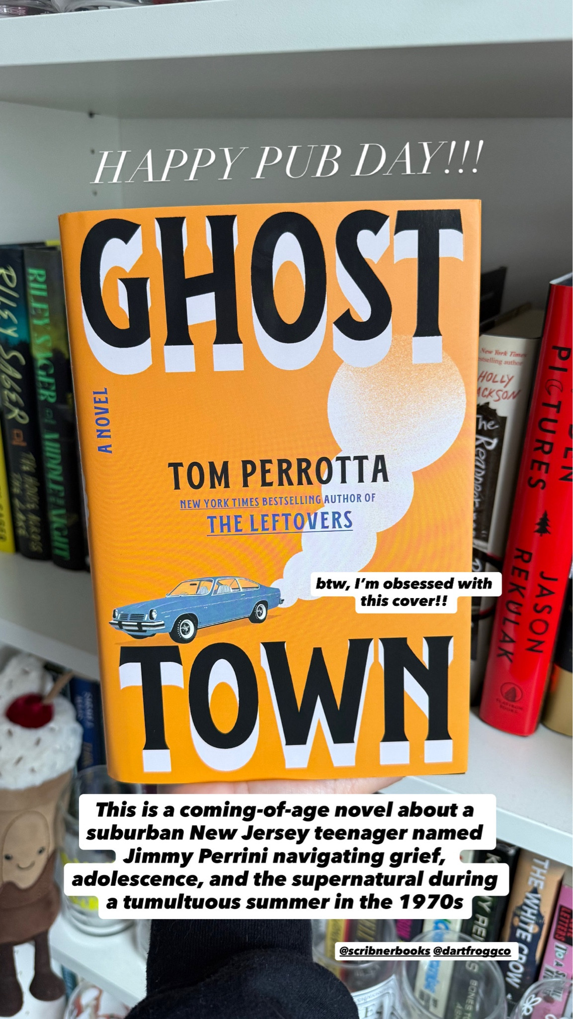 Ghost Town by Tom Perrotta just came out not too long ago! I am obsessed with this cover! Will you be reading it?  

 #LTKdayinmylife #LTKselfcare #LTKstorytime