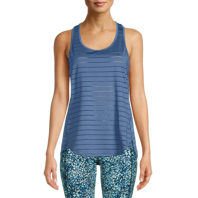 Avia Women's Shadow Stripe Lifestyle Tank Top | Walmart (US)