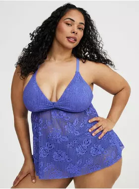 Crochet Twist Front Tankini | Torrid (US & Canada)