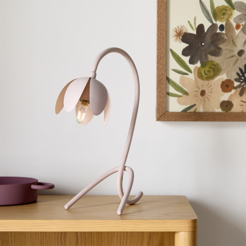 Bloom Purple Kids Table Lamp + Reviews | Crate & Kids | Crate & Barrel