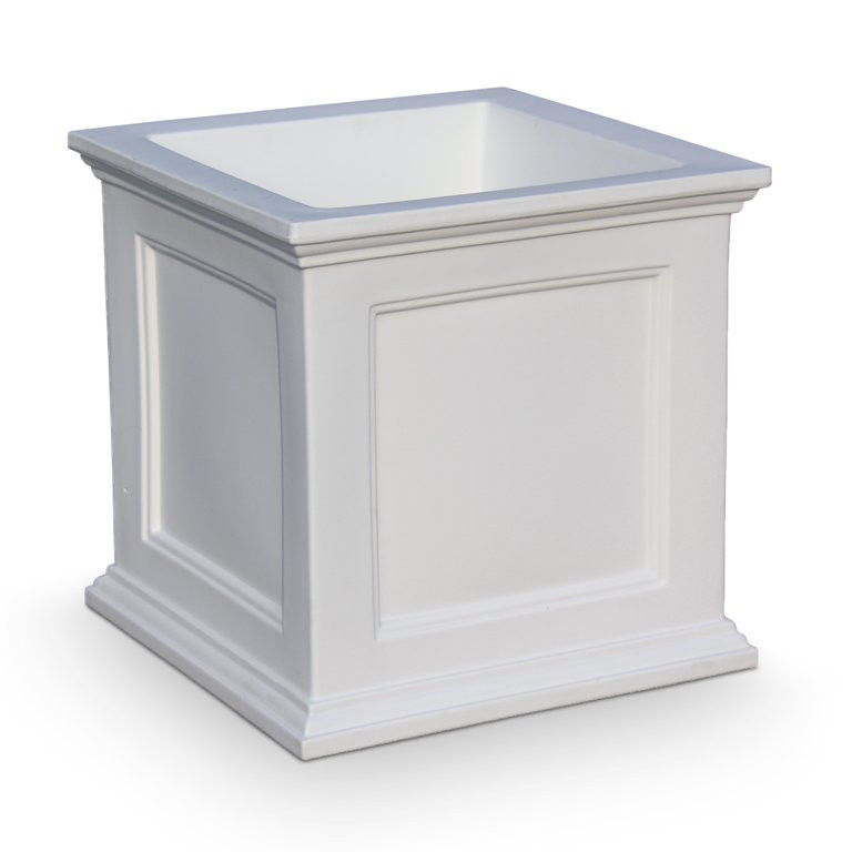Mayne Fairfield Patio Planter 20x20 White | Walmart (US)