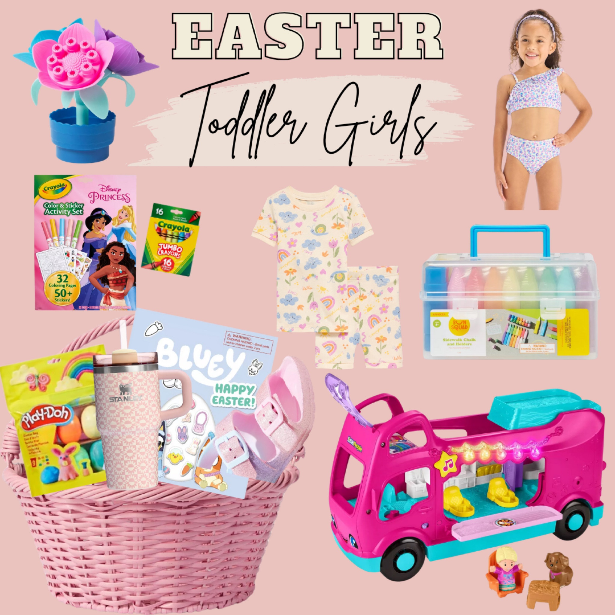 Toddler girls Easter Basket ideas + inspo!I just got this new Stanley for my daughter Easter Basket, and it is so cute in person, she’s going to love it! 