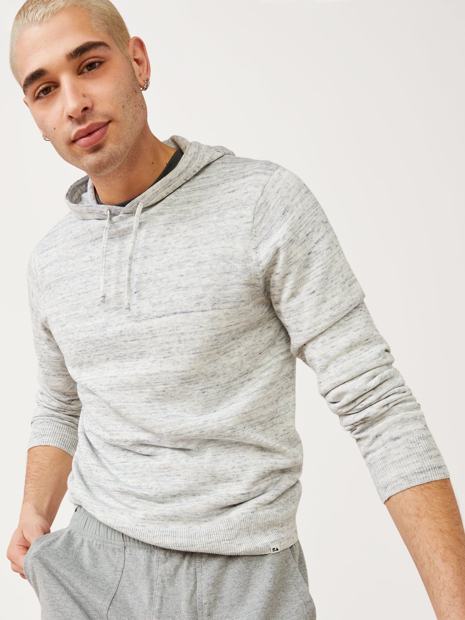 Free Assembly Men's Hooded Sweater | Walmart (US)