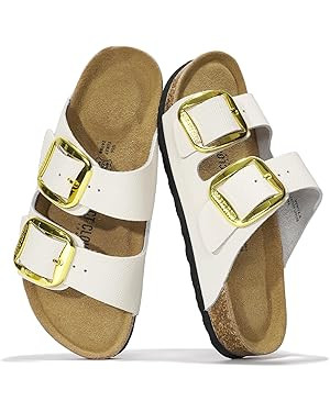 Project Cloud Genuine Leather Flat Sandals Comfortable Beach Essentials Womens Sandals Memory Foa... | Amazon (US)