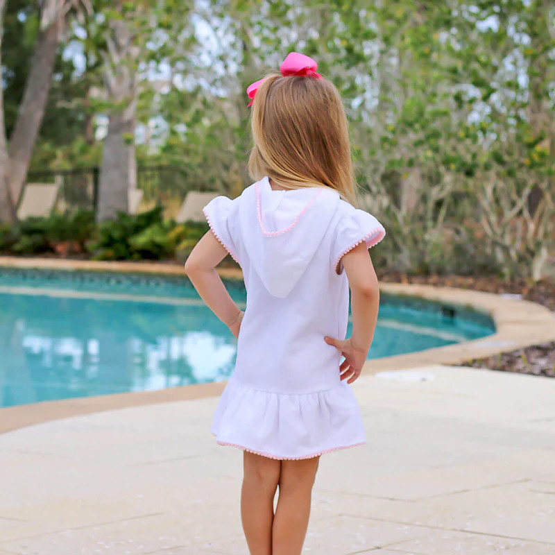 Pink Pom Pom Swim Cover Up | Classic Whimsy