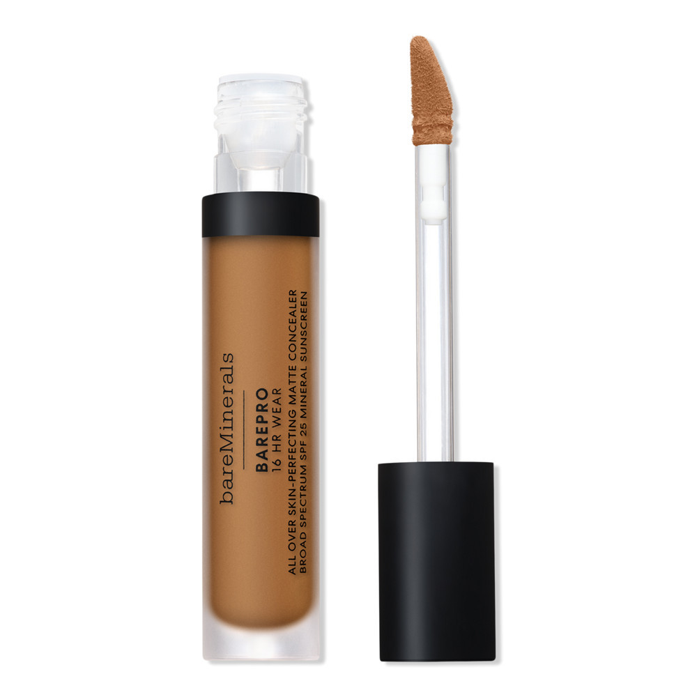 bareMinerals BAREPRO 16HR All Over Skin-Perfecting Matte Concealer Mineral SPF 25 - Medium Deep 400 Neutral​ | Ulta