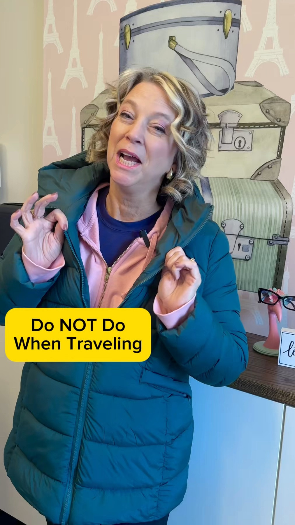 ✈️ Travel Tip for Winter 🥶 I’m 5’8” size 10 wearing large in all. Travel15 for 15% off of $70 and TRAVEL20 for 20% off of $100. All jackets listed have backpack straps.
1. When wearing or packing a coat for a winter trip do not wear a jacket with a hood. It adds stress when you put on the coat because you have to search and stretch to find the hood.
This tip will help you avoid stress by allowing you to just put on your coat and go.
👨🏼‍✈️ I’m a Houston pilot wife sharing tips to help you “travel the globe without a worry in the world” on YTube and IG. #wintertips #jacket #wintercoat #traveltips #wintertraveltip #midlife #over40 