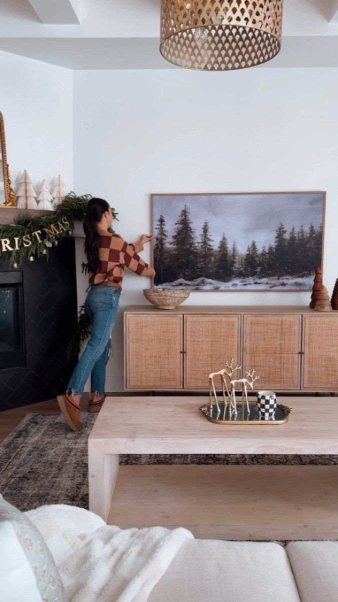 Best time of year is when frame tvs go on sale 🙌🏽😜🤍 multi functional for a tv AND pretty art when it's not in use! We've loved ours since we got it a few years ago! 

#LTKHome #LTKSaleAlert #LTKCyberWeek