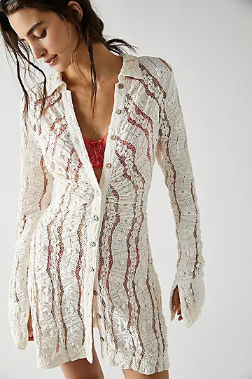 Shayla Lace Mini Dress | Free People (Global - UK&FR Excluded)