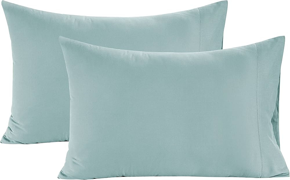 Lane Linen 100% Organic Cotton King Size Pillow Cases Set of 2 (20"x36") - Blue Pillow Cases King... | Amazon (US)