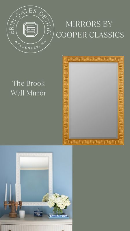 The Brook wall mirror by Erin Gates and Cooper Classics 

#LTKhome