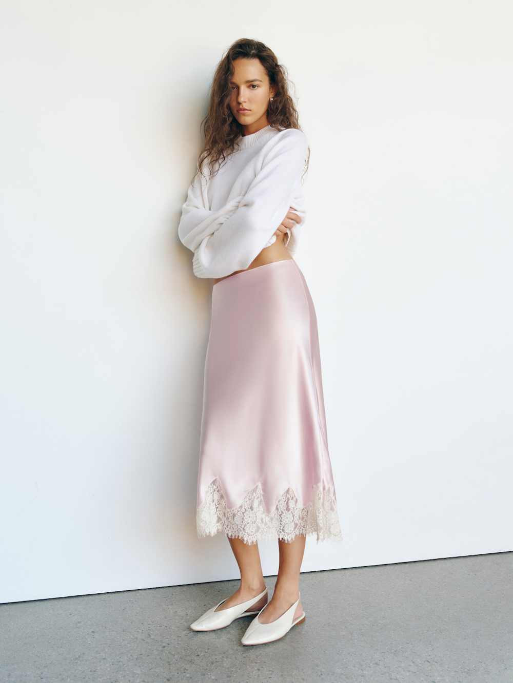 Carolina Silk Skirt | Reformation (Global)