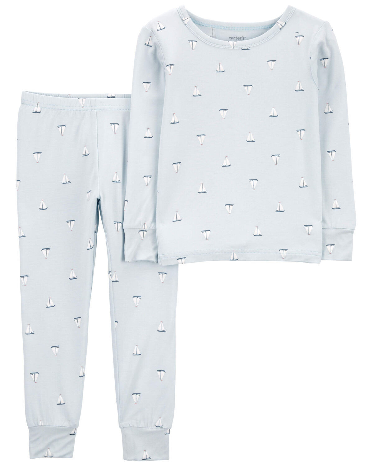 Blue Toddler 2-Piece Sailboat PurelySoft Pajamas | carters.com | Carter's