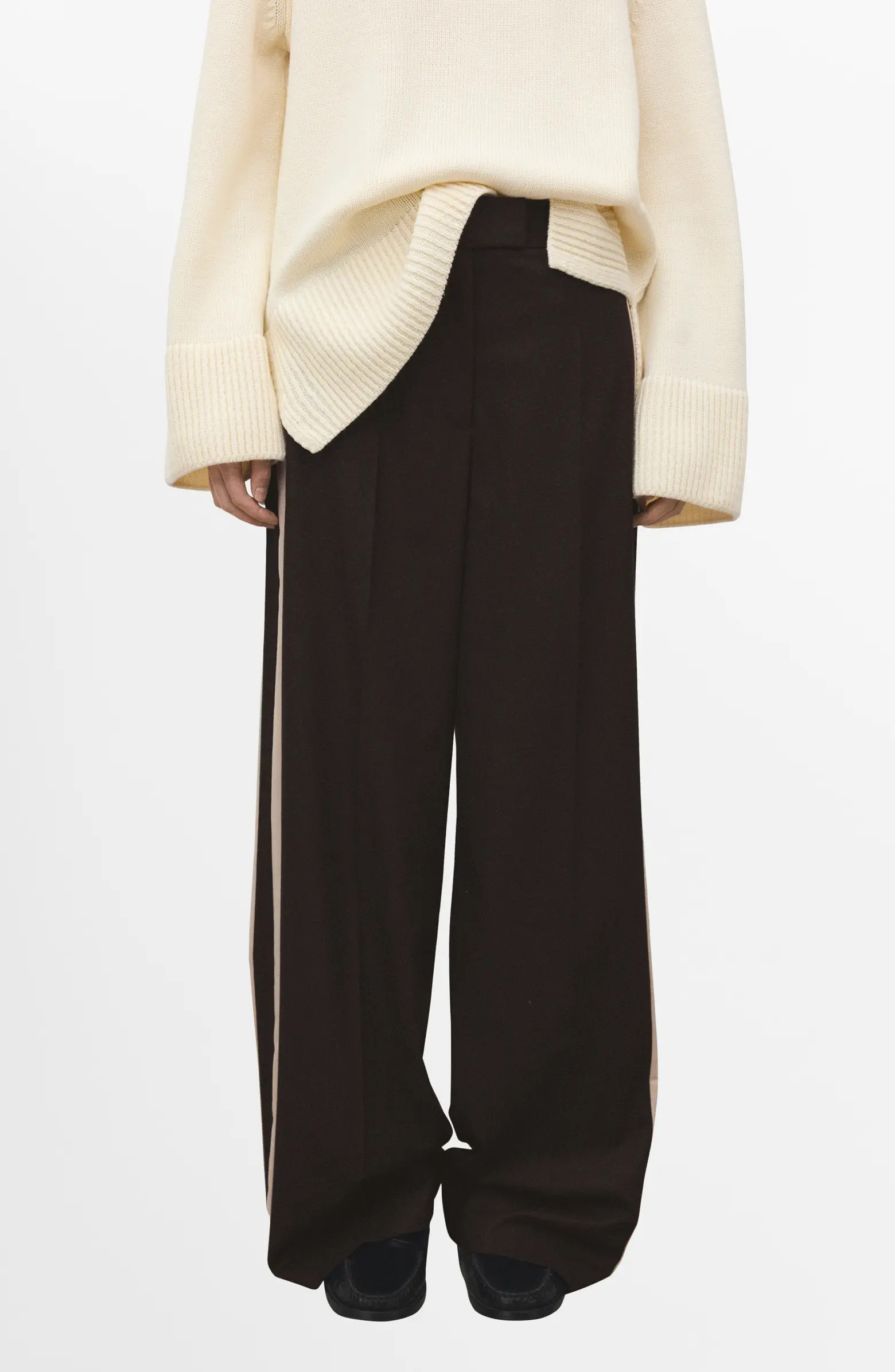 Side Stripe Wide Leg Pants | Nordstrom