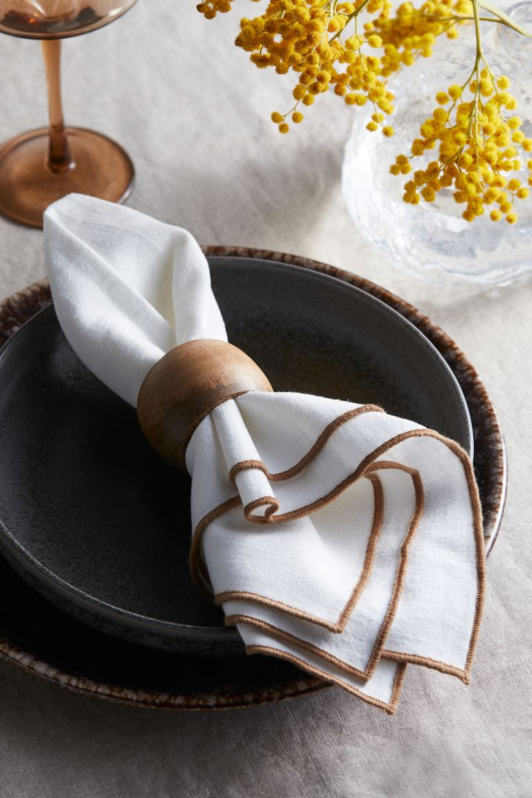 4-pack Cotton-blend Napkins | H&M (US + CA)