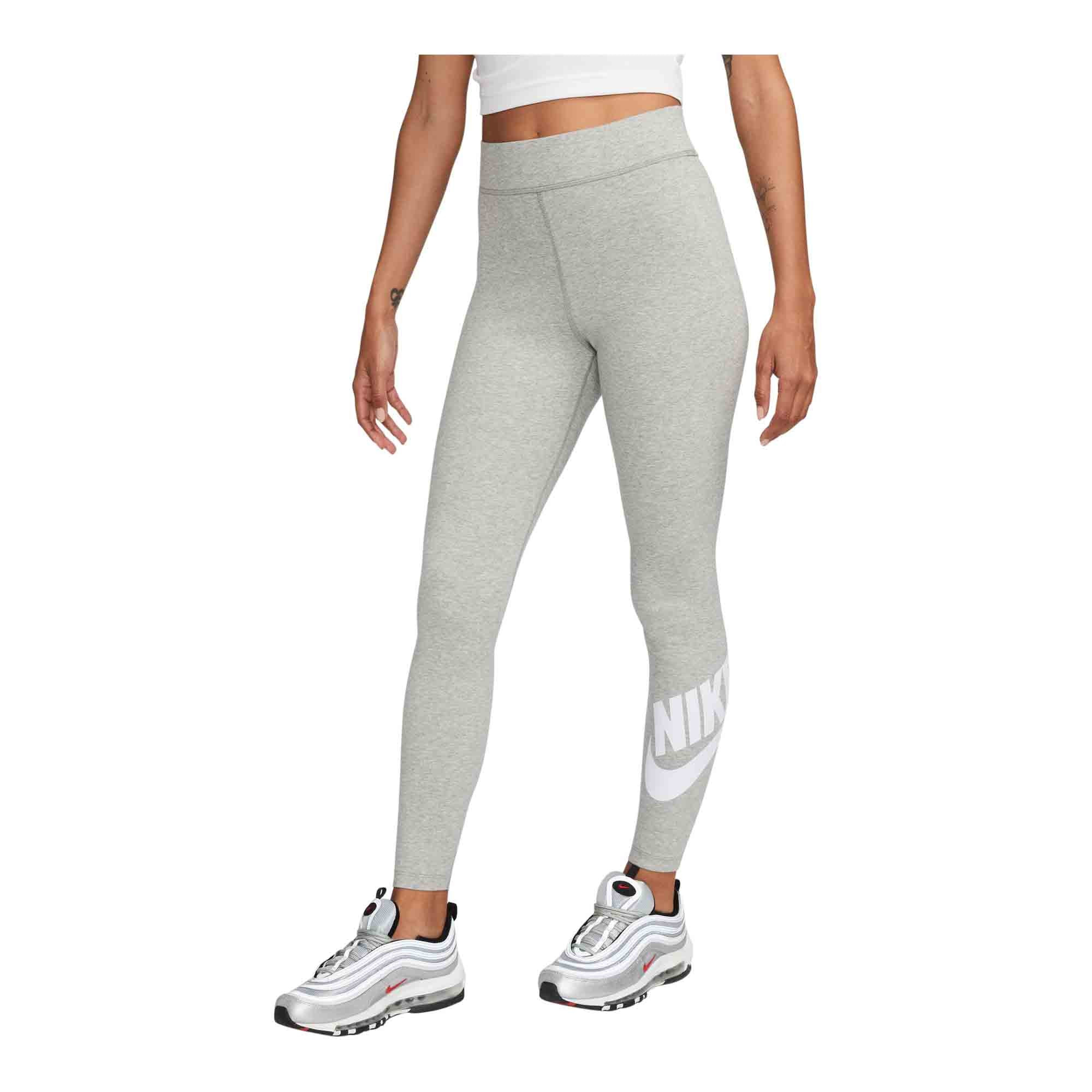 Women's Nike Sportswear Classics High-Waisted Graphic Grey Leggings | Shop Simon