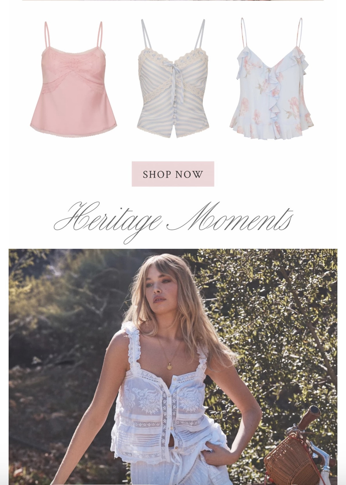 Love Shack Fancy will forever have me in a chokehold 🌸

The florals
The soft pastel colors
The dreamy feminine details

Every piece feels so pretty and timeless. I linked my favorite Love Shack Fancy finds.

#LoveShackFancy #FeminineStyle #PrettyOutfits #RomanticFashion #StyleInspo #SpringFashion #FashionFinds #ShoppingWithPriiincesss #Atlantamom #Atlantabloggers #Atlantablogger #AtlantaCreator #Atlantacontentcreators #Atlantacontentcreator


#LTKTravel #LTKFestival #LTKSeasonal