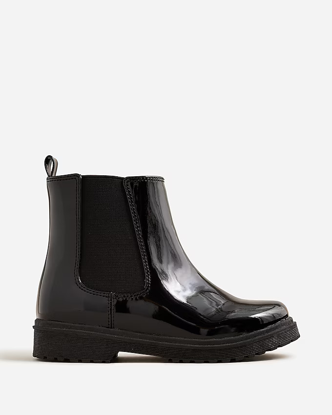 Girls' lug-sole boots in faux leather | J. Crew US