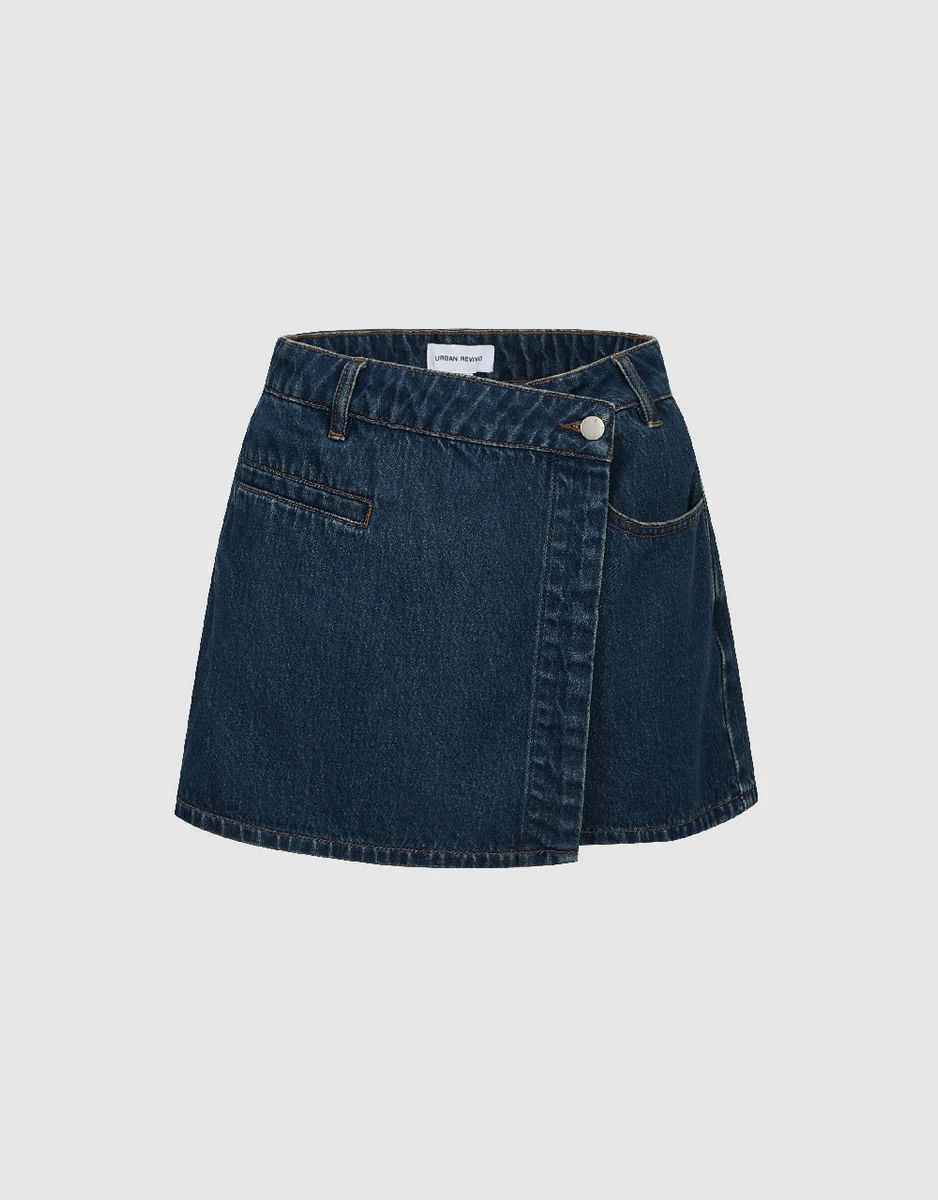 Denim Skort | Urban Revivo