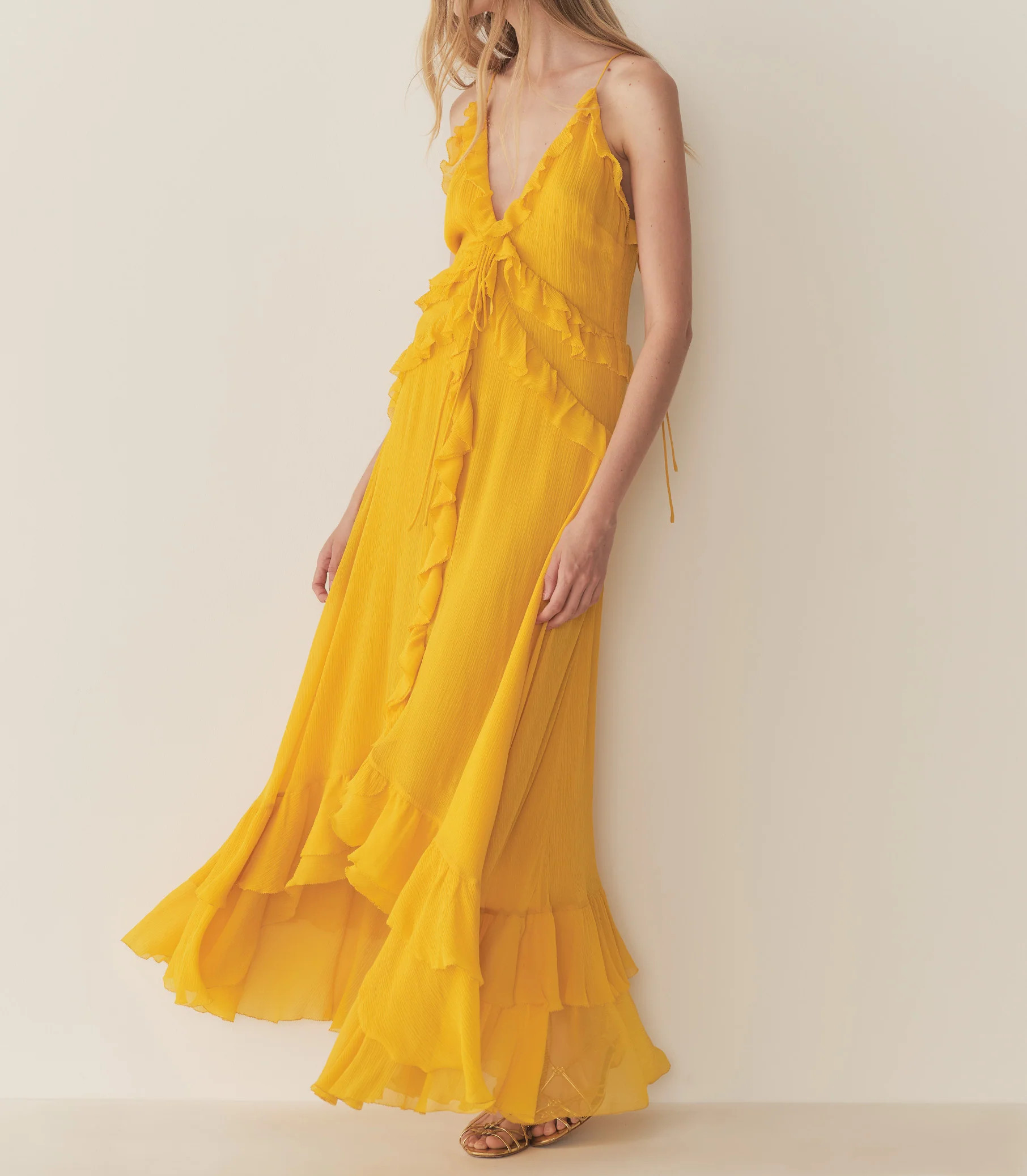 Evelina Dress - Golden Acacia | DÔEN | DOEN