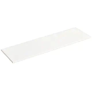 Selectives 48 in. White Laminate Wall Mounted Shelf | The Home Depot