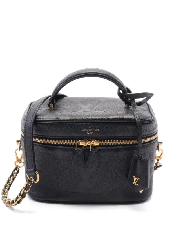 Louis Vuitton Pre-Owned 2020 Vanity PM Tote Bag | Black | FARFETCH | Farfetch Global