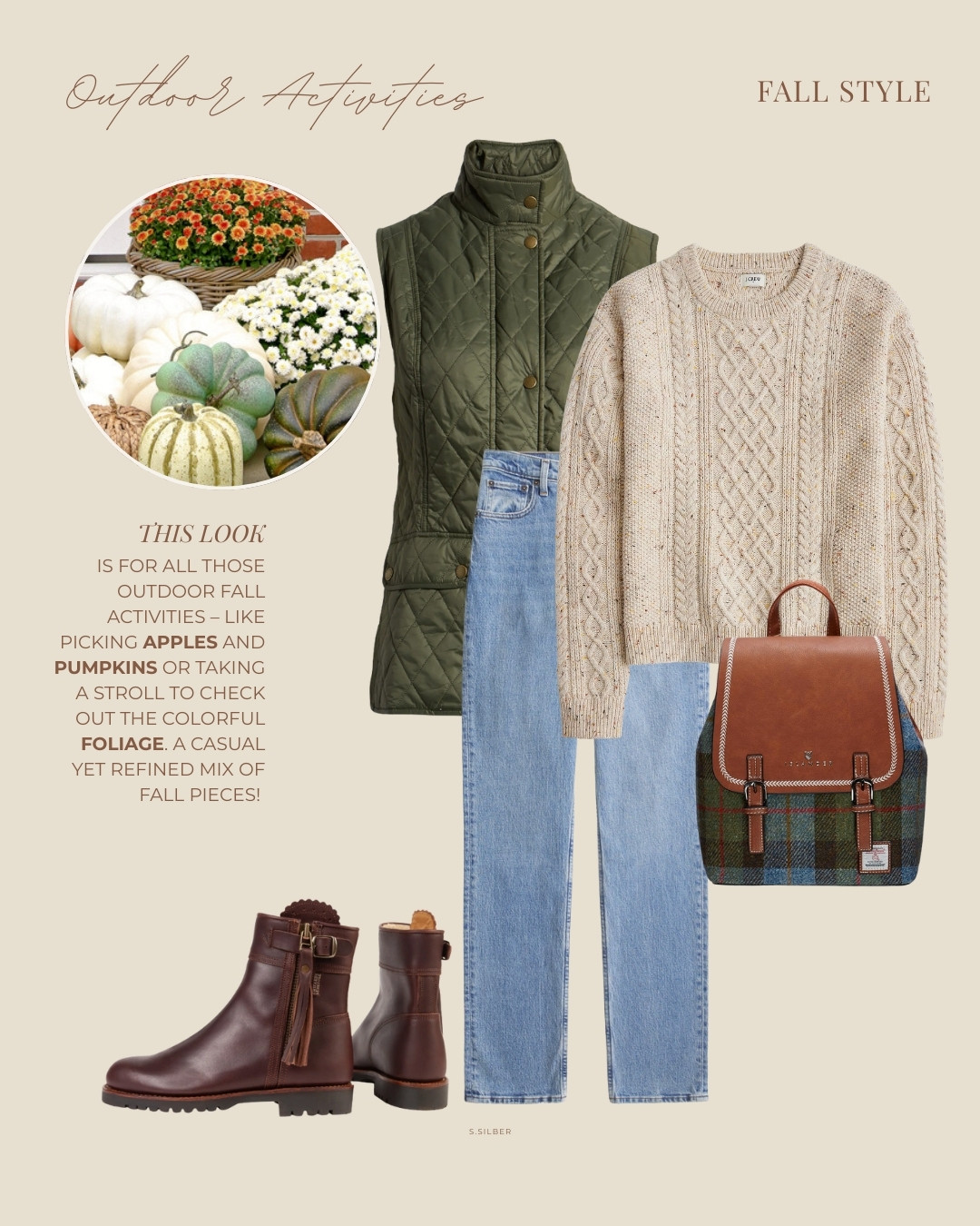 Casual fall outfit for all those outdoor activities. Picking apples, finding the perfect pumpkin, or hanging out at your local brewery. Elevated yet casual fall finds. 

Barbour, Nordstrom, J.Crew, Penelope Chilvers, Nordstrom, Amazon, Harris Tweed, Abercrombie 

 #LTKMidsize #LTKFindsUnder100 #LTKStyleTip