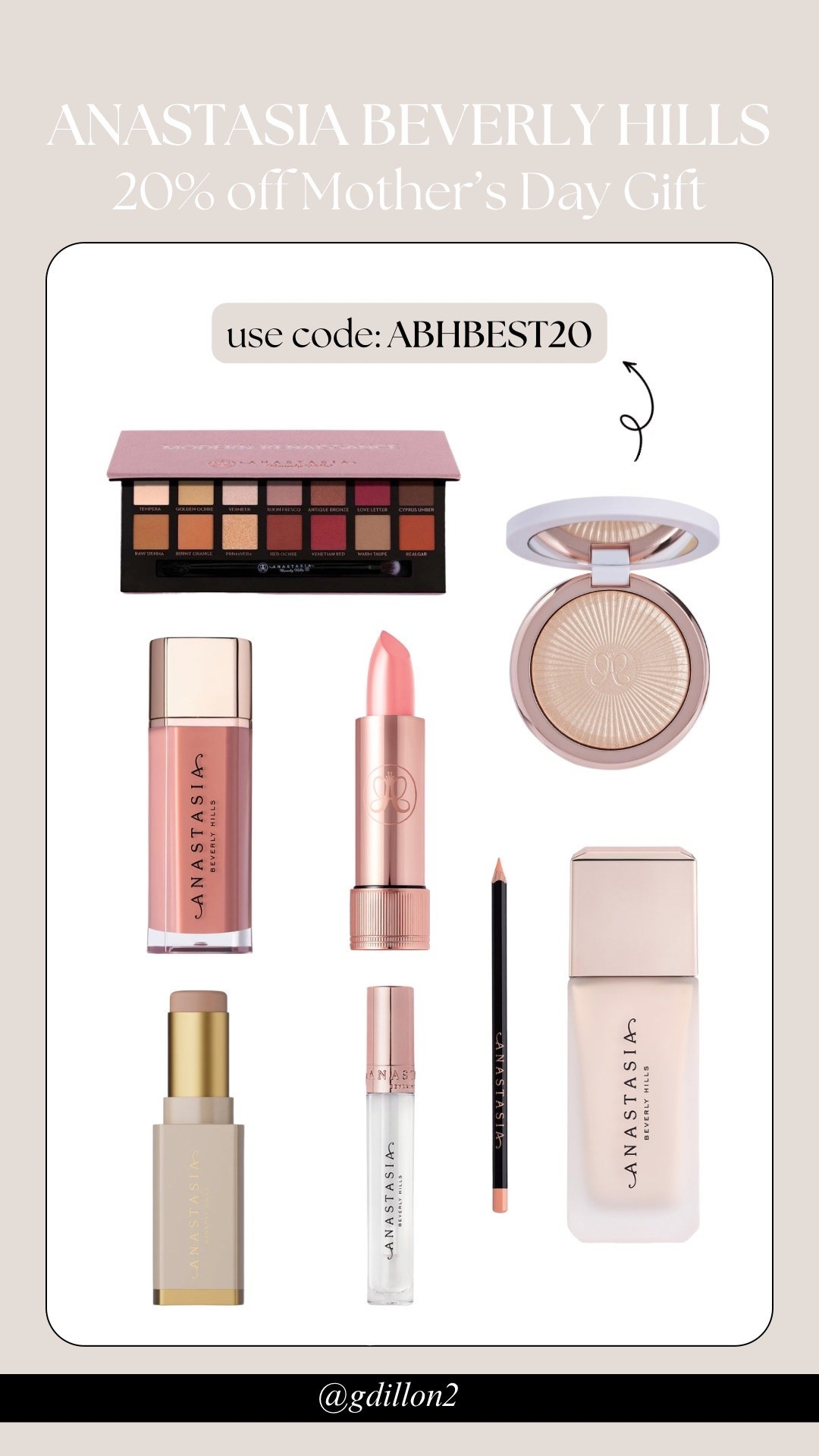 Enjoy 20% off ABH Best-Sellers for Mother’s Day! Use code: ABHBEST20

#LTKMothersDay #LTKSaleAlert #LTKBeauty