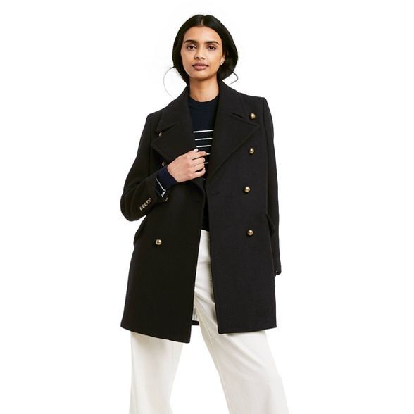 Women's Double Breasted Coat - Nili Lotan x Target Black | Target