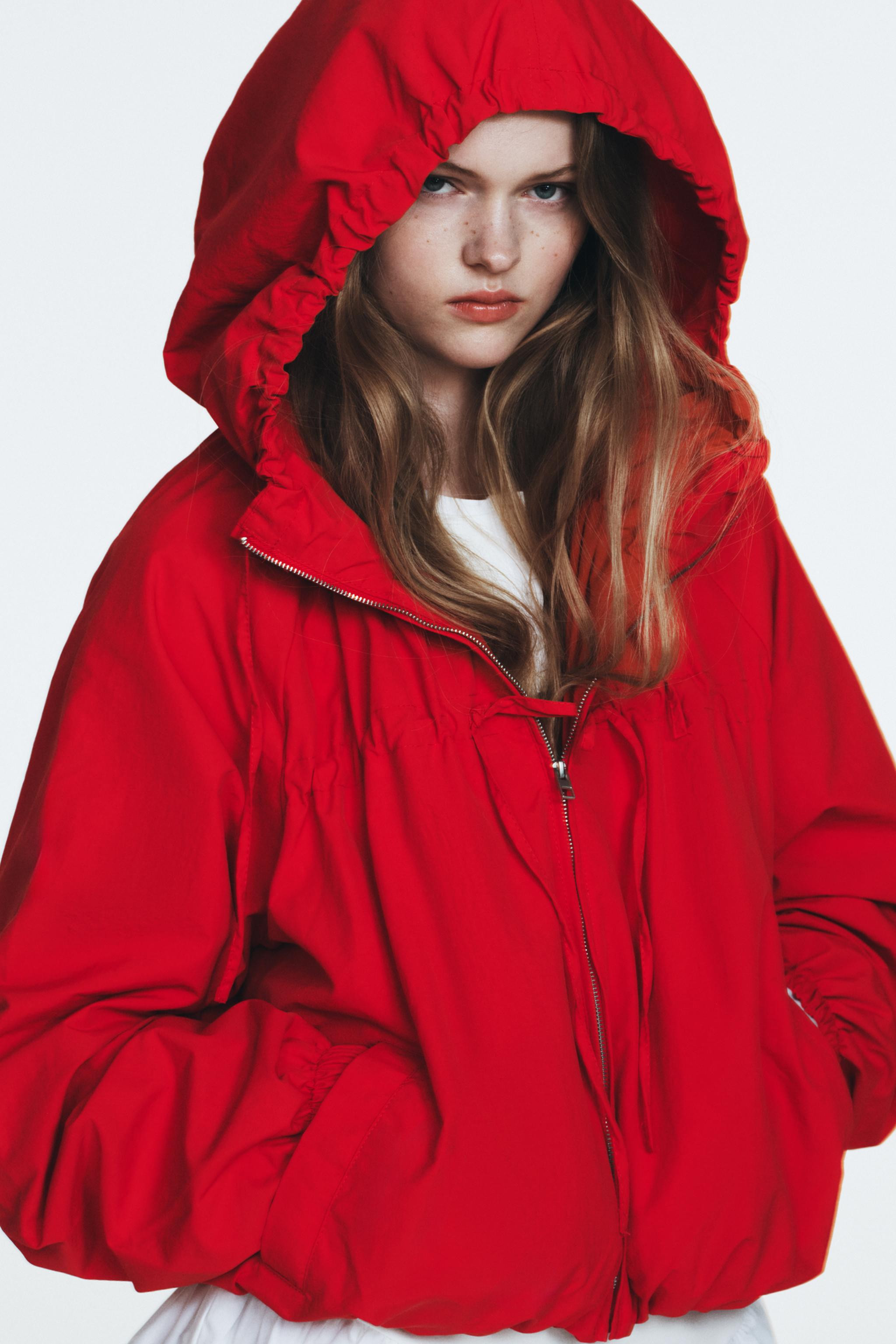 NYLON JACKET WITH TIES | Zara UK