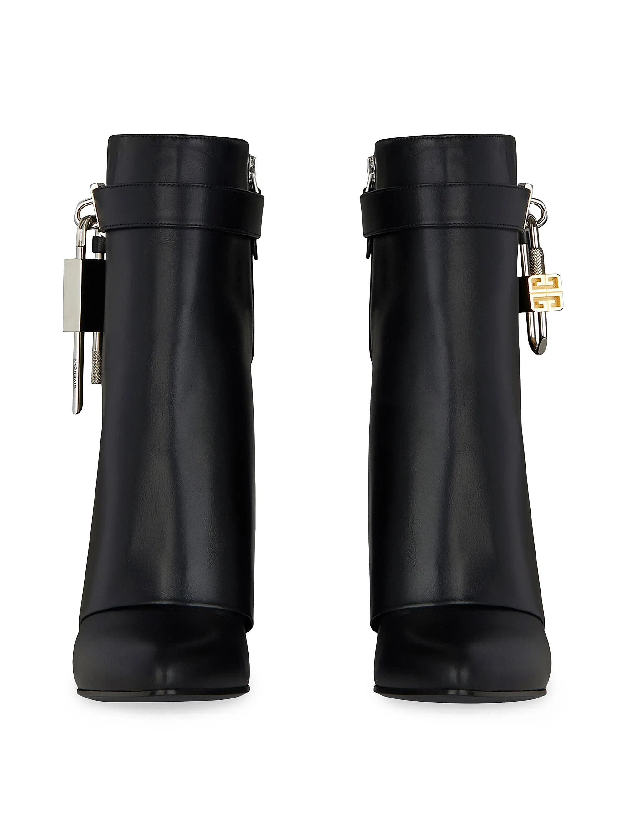 Shark Lock Ankle Boots in Leather | Saks Fifth Avenue