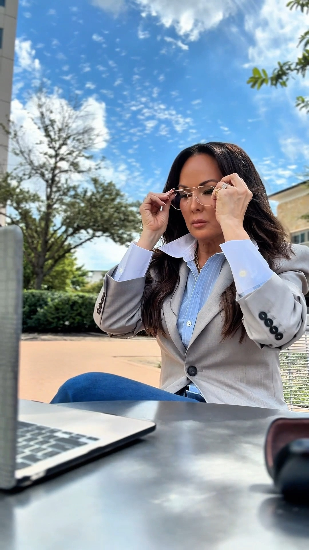 Living in my own aviator nation. 🤓 From sunnies and now to readers. 

#LTKStyleTip #LTKWorkwear #LTKSaleAlert
