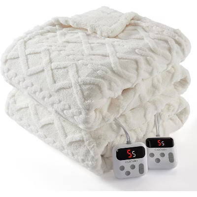 Heated Blanket, Soft Washable Thick Tufted Electric Blanket, Heating Blanket for Bedding, 10 Heating Levels & 10 Time Settings, Machine Washable | Target