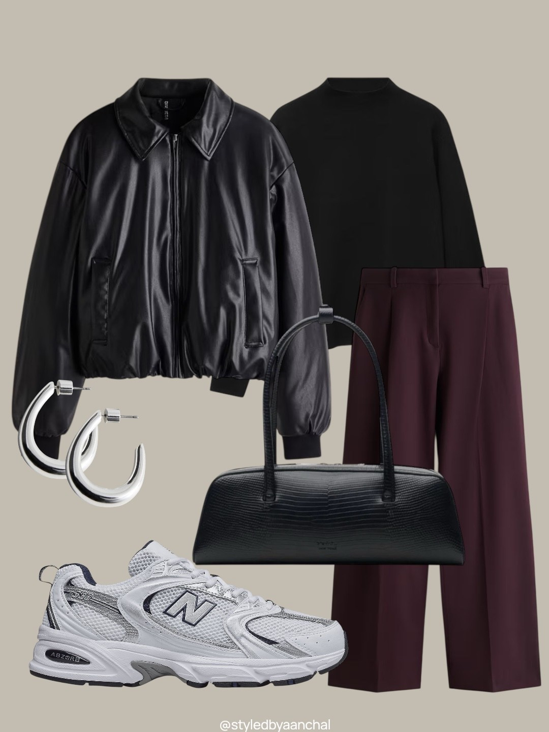 Sporty chic outfit



New balance 530
Bomber jacket 
Burgundy pants 
Hm
Freja nyc


#LTKSeasonal #LTKootd #LTKgrwm