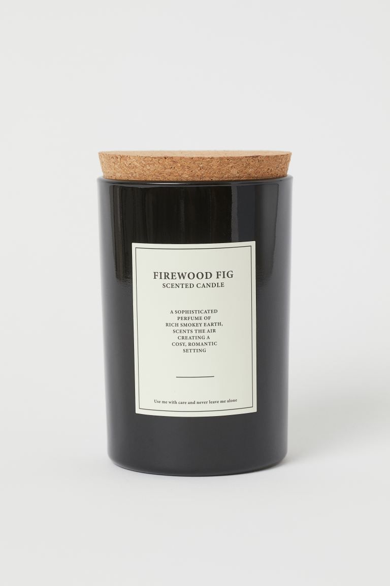 Large Cork-lid Scented Candle | H&M (US)