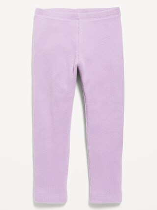 Cozy Waffle-Knit Leggings for Toddler Girls | Old Navy (US)