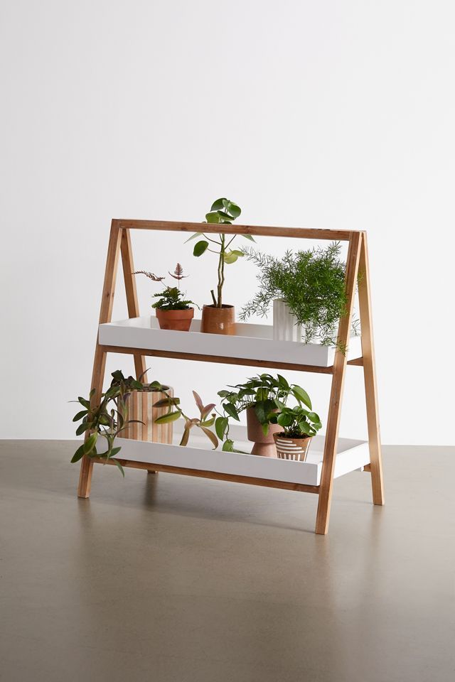 Lexi 2-Tier Indoor/Outdoor Plant Stand | Urban Outfitters (US and RoW)